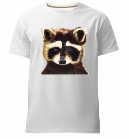 Чоловіча преміум футболка Коричневий єнот