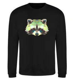 Свитшот Racoon Черный фото