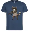 Чоловіча футболка Єнот танцює Темно-синій Чоловіча футболка Єнот танцює Темно-синій фото