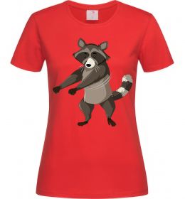 Женская футболка Єнот танцює Женская футболка Єнот танцює