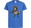 Детская футболка Єнот танцює Ярко-синий Детская футболка Єнот танцює Ярко-синий фото