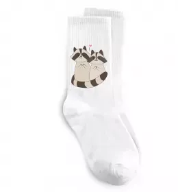 Носки Два єноти Белый фото