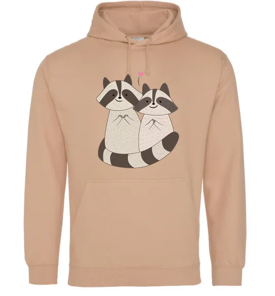 Жіноча толстовка (худі) Два єноти Пісочний фото