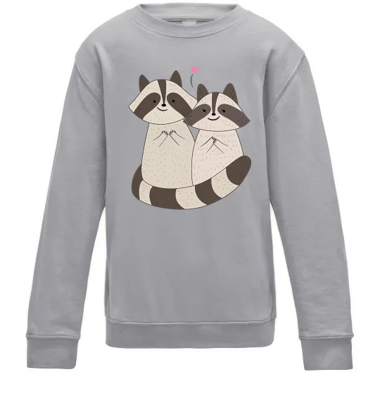 Детский Свитшот Два єноти Серый меланж фото