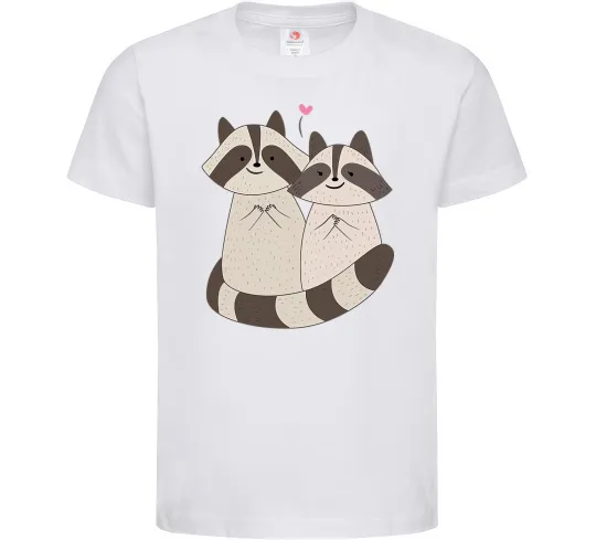 Детская футболка Два єноти Белый фото