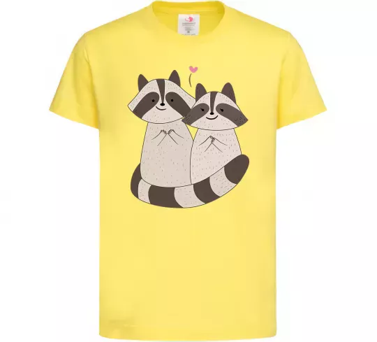 Детская футболка Два єноти Лимонный фото