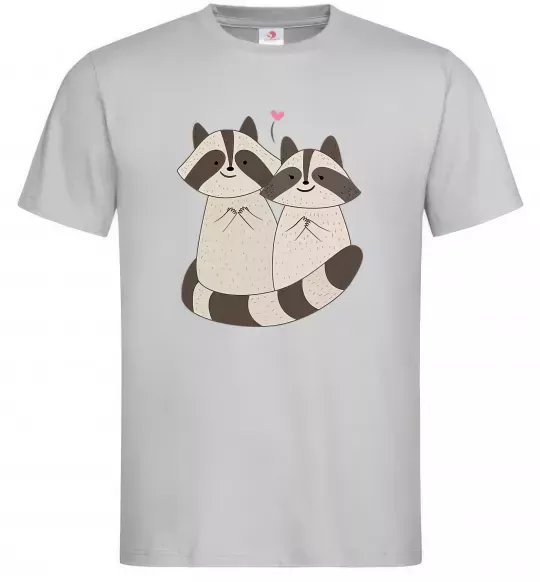 Мужская футболка Два єноти Серый фото