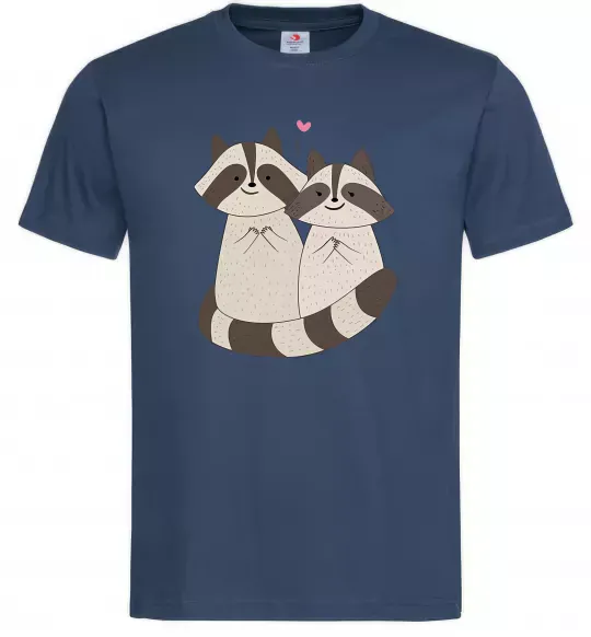 Мужская футболка Два єноти Темно-синий фото