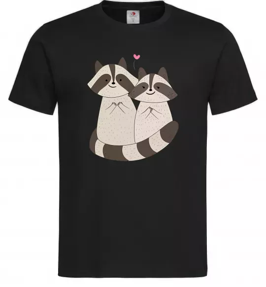 Мужская футболка Два єноти Черный фото