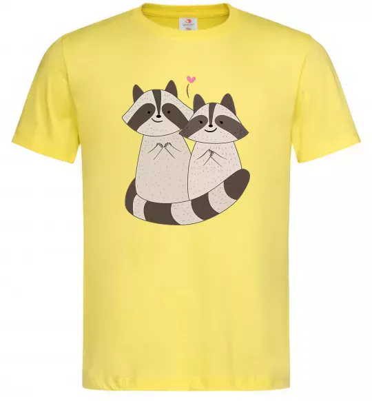 Мужская футболка Два єноти Лимонный фото