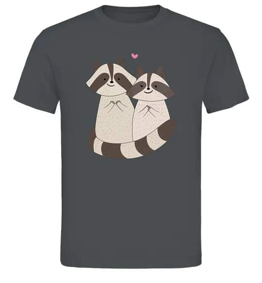 Мужская футболка Два єноти Графит фото