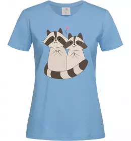 Женская футболка Два єноти Голубой фото