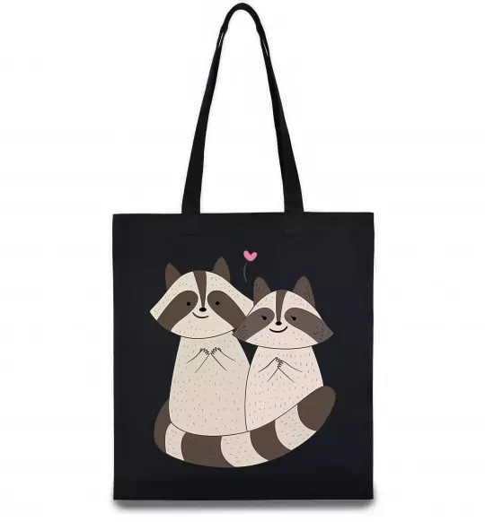Еко-сумка Два єноти Чорний фото