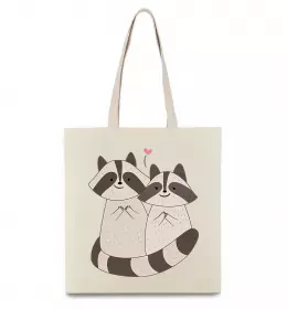 Эко-сумка Два єноти Бежевый фото