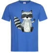 Чоловіча футболка Say hi to racoon Яскраво-синій Чоловіча футболка Say hi to racoon Яскраво-синій фото