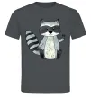 Чоловіча футболка Say hi to racoon Графіт Чоловіча футболка Say hi to racoon Графіт фото