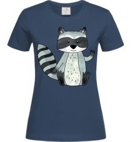 Жіноча футболка Say hi to racoon Жіноча футболка Say hi to racoon