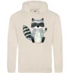 Мужская толстовка (худи) Say hi to racoon Таш фото