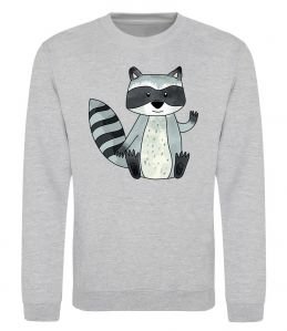 Свитшот Say hi to racoon