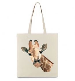 Эко-сумка Жираф акварель