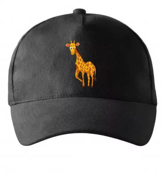 Кепка Жираф посміхається Черный фото