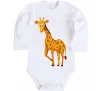 Детский боди Жираф посміхається Белый фото