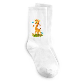 Носки Жирафа з метеликами