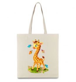 Эко-сумка Жирафа з метеликами Эко-сумка Жирафа з метеликами
