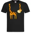 Чоловіча футболка Жираф завис Чорний Чоловіча футболка Жираф завис Чорний фото