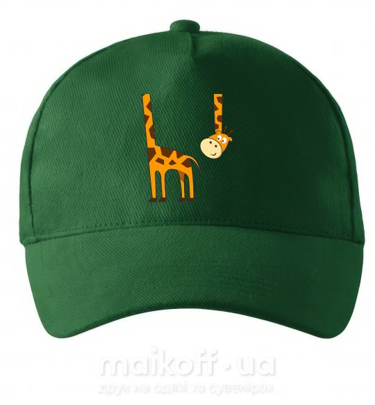 Кепка Жираф завис Темно-зелений фото