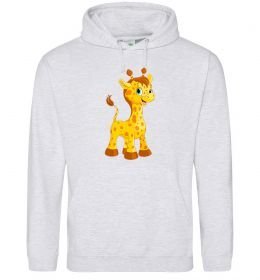 Мужская толстовка (худи) Маленька жирафа
