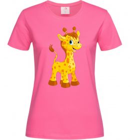 Жіноча футболка Маленька жирафа Жіноча футболка Маленька жирафа
