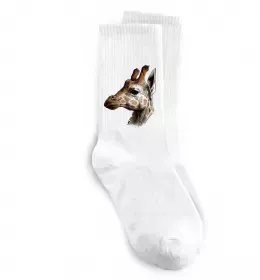 Носки Жирафа олівцем Белый фото