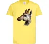 Дитяча футболка Жирафа олівцем Лимонний фото