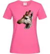 Жіноча футболка Жирафа олівцем Яскраво-рожевий Жіноча футболка Жирафа олівцем Яскраво-рожевий фото