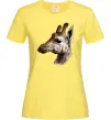 Жіноча футболка Жирафа олівцем Лимонний Жіноча футболка Жирафа олівцем Лимонний фото