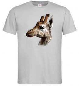 Чоловіча футболка Жирафа олівцем Чоловіча футболка Жирафа олівцем