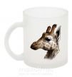 Чашка скляна Жираф карандашом Фроузен фото