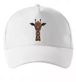 Кепка Жирафа в малюнках Білий фото