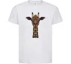 Детская футболка Жирафа в малюнках Белый Детская футболка Жирафа в малюнках Белый фото