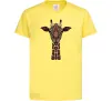 Детская футболка Жирафа в малюнках Лимонный Детская футболка Жирафа в малюнках Лимонный фото