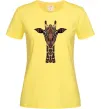 Женская футболка Жирафа в малюнках Лимонный фото