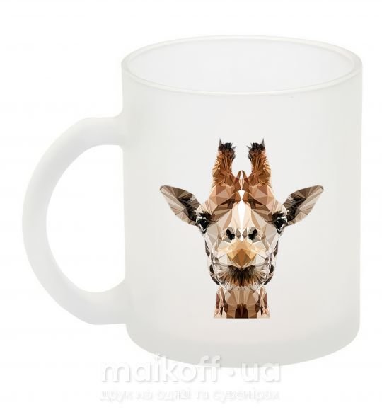 Чашка стеклянная Кристальный жираф Фроузен фото