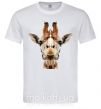 Мужская футболка Кристальный жираф Белый фото