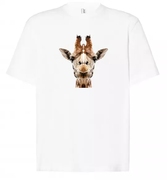 Футболка Оверсайз Жирафа Білий фото