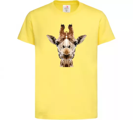 Детская футболка Жирафа Лимонный фото