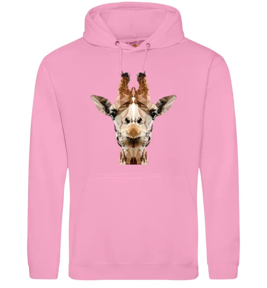 Женская толстовка (худи) Жирафа Розовый фото