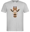 Чоловіча футболка Жирафа Сірий Чоловіча футболка Жирафа Сірий фото