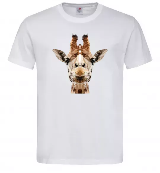 Чоловіча футболка Жирафа Білий фото