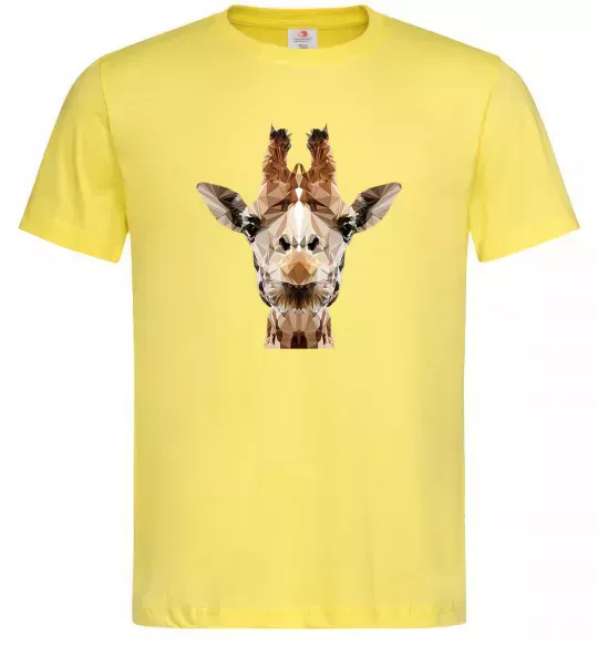 Чоловіча футболка Жирафа Лимонний фото